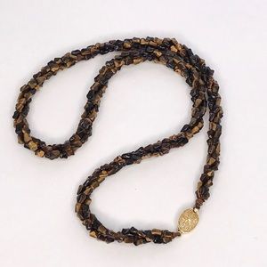 Vintage Tigers Eye Nugget Necklace‎